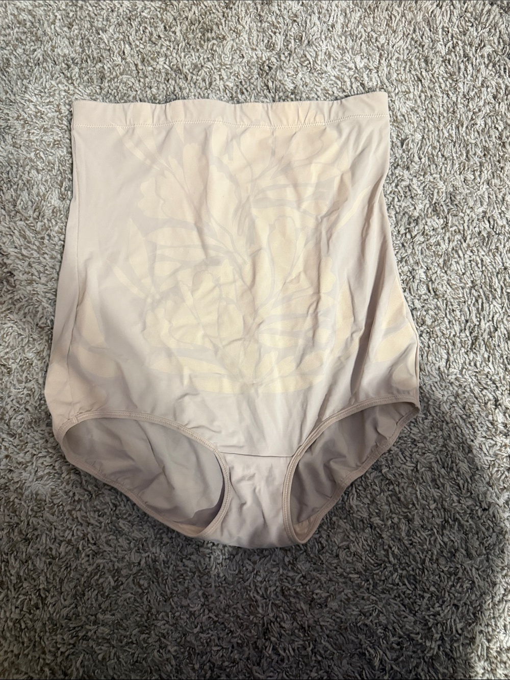 High-Waist Nude Shapewear Briefs